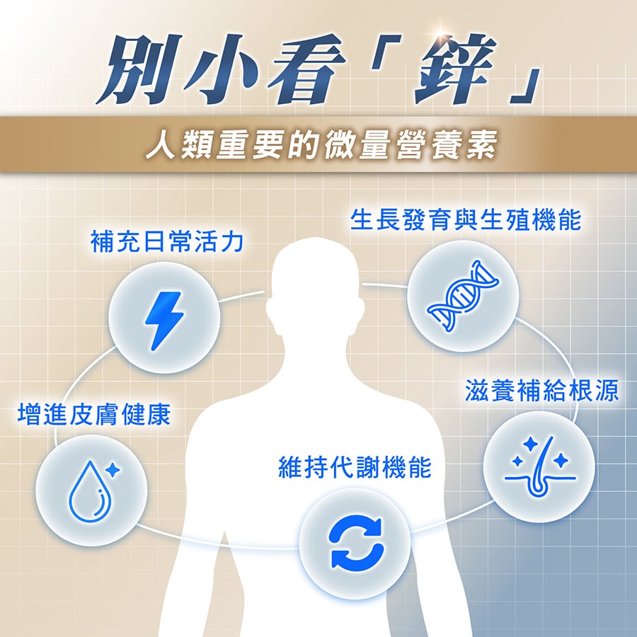 別小看鋅好處，人類重要的微量營養素