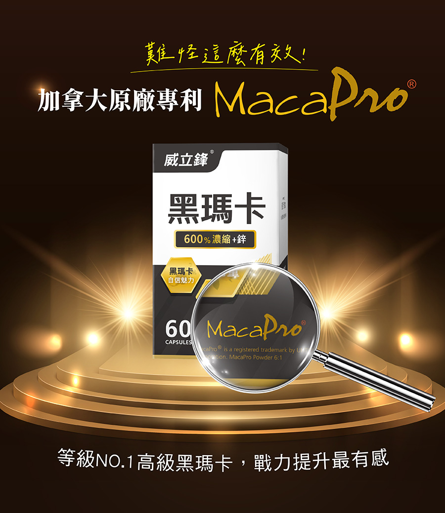加拿大原廠專利MacaPro