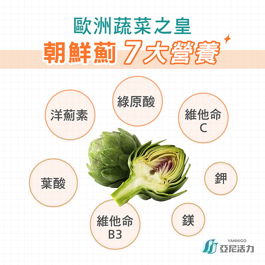歐洲蔬菜之皇 - 朝鮮薊7大營養